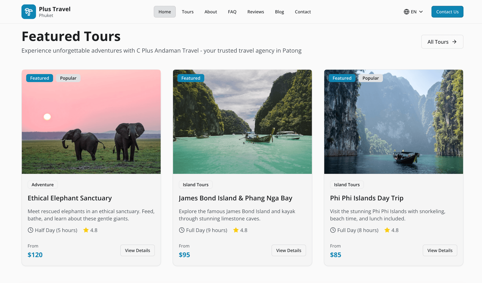Phuket Tourly — Travel & Tour Platform
